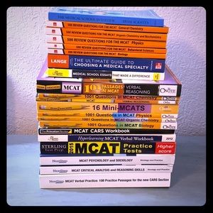 MCAT practice books